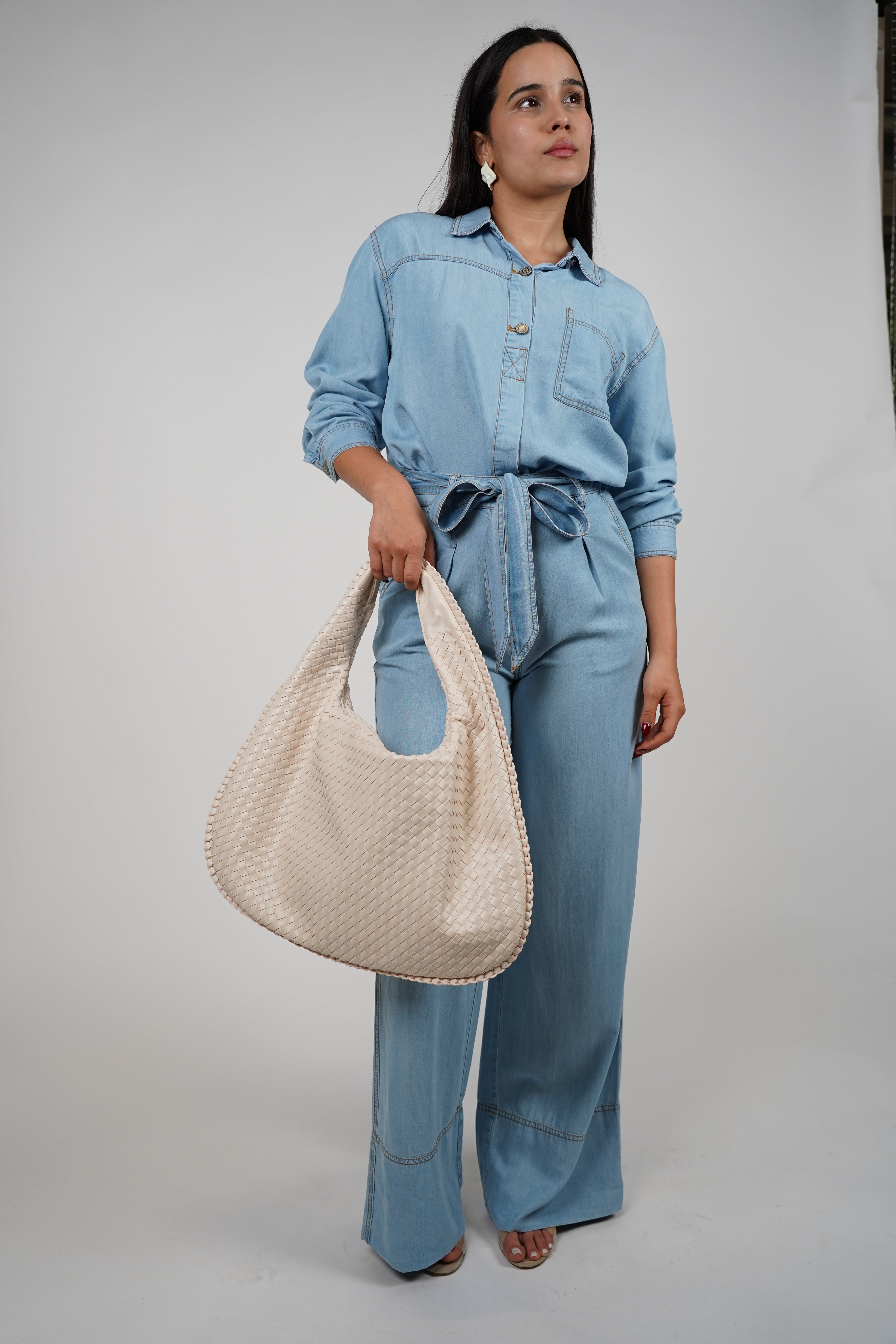 Deyla Soft Denim Pants Set – Laid-Back Cool Meets Effortless Chic