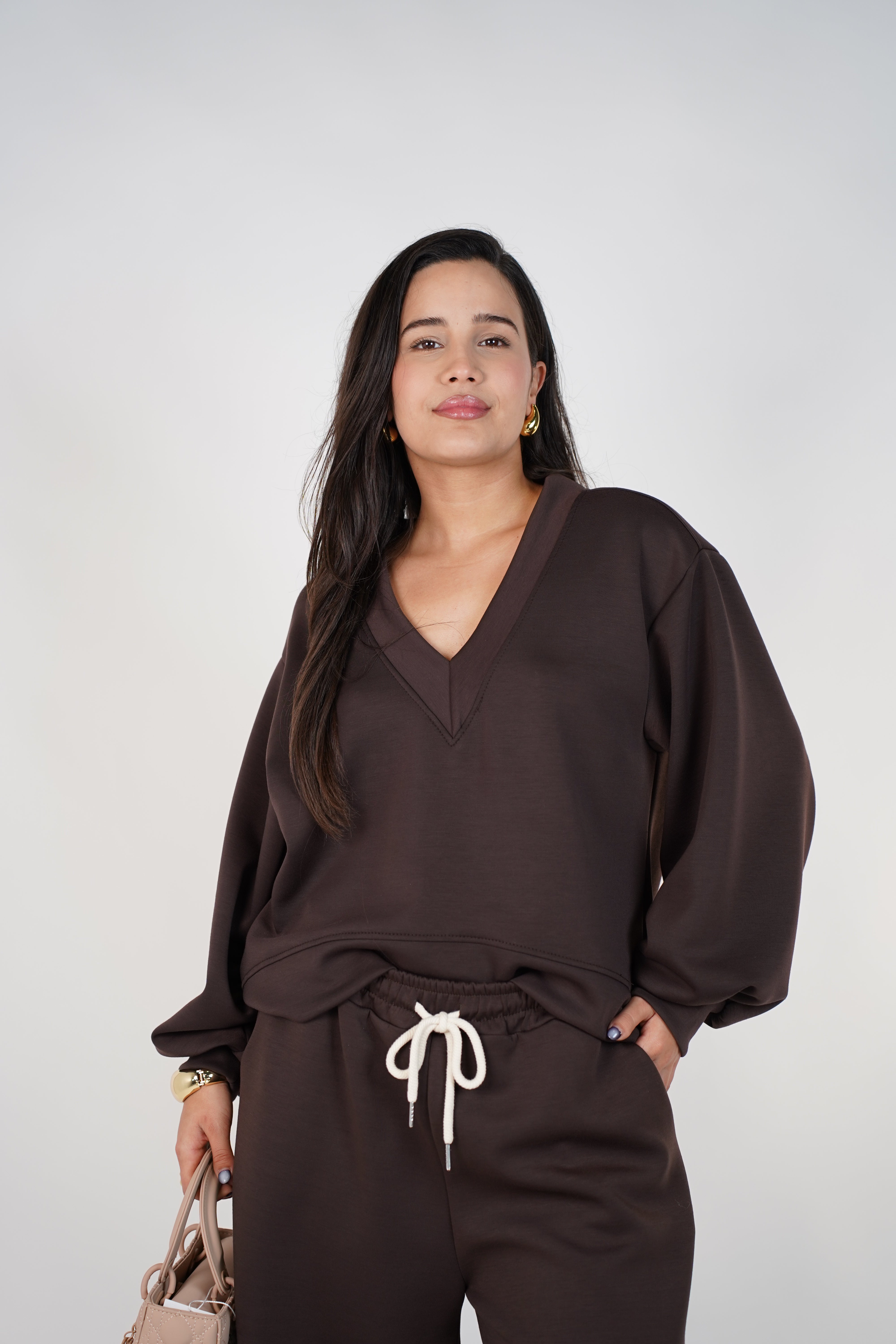 Aylin Pants Set – Cozy Wide-Leg Lounge Set for Women