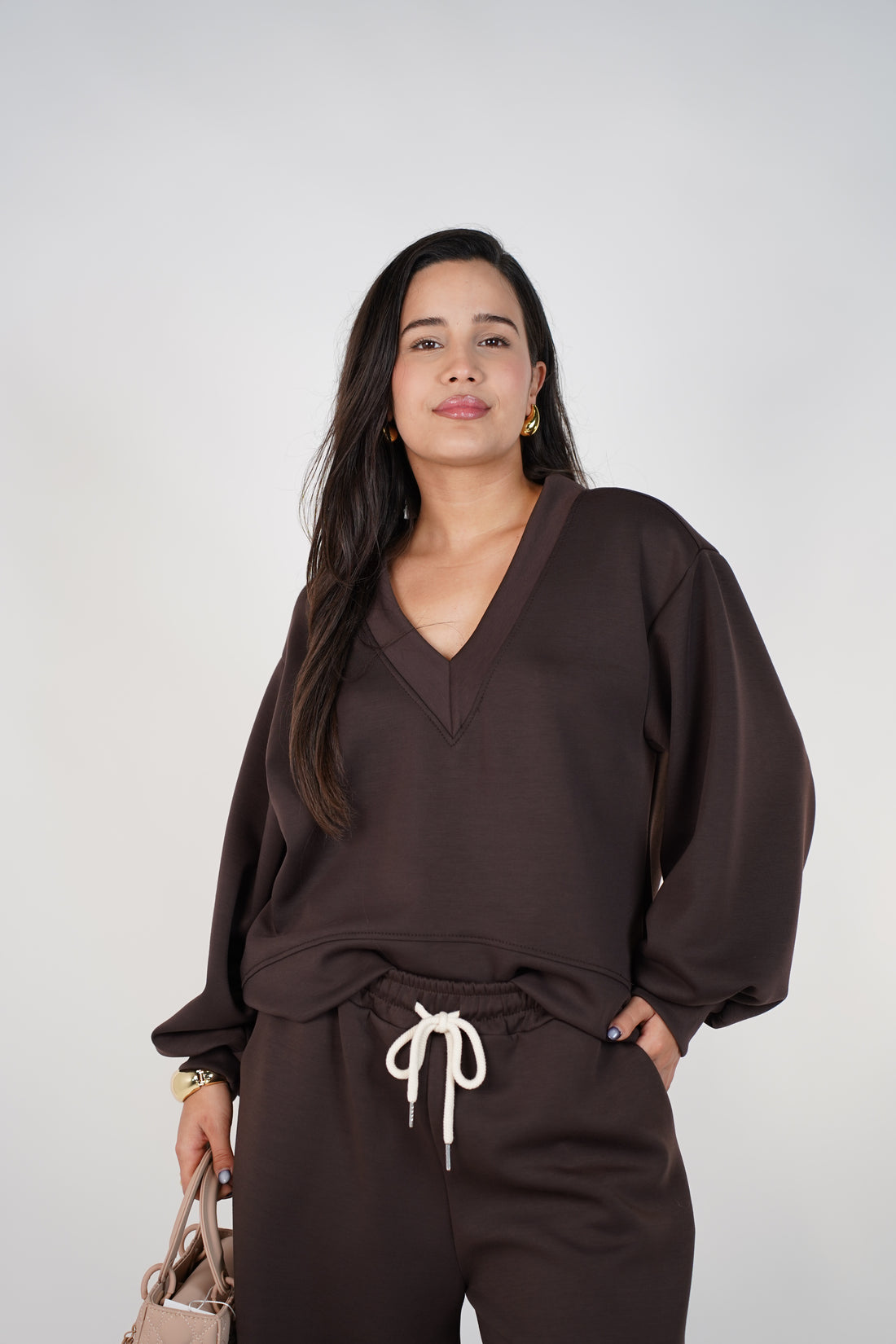 Aylin Pants Set – Cozy Wide-Leg Lounge Set for Women