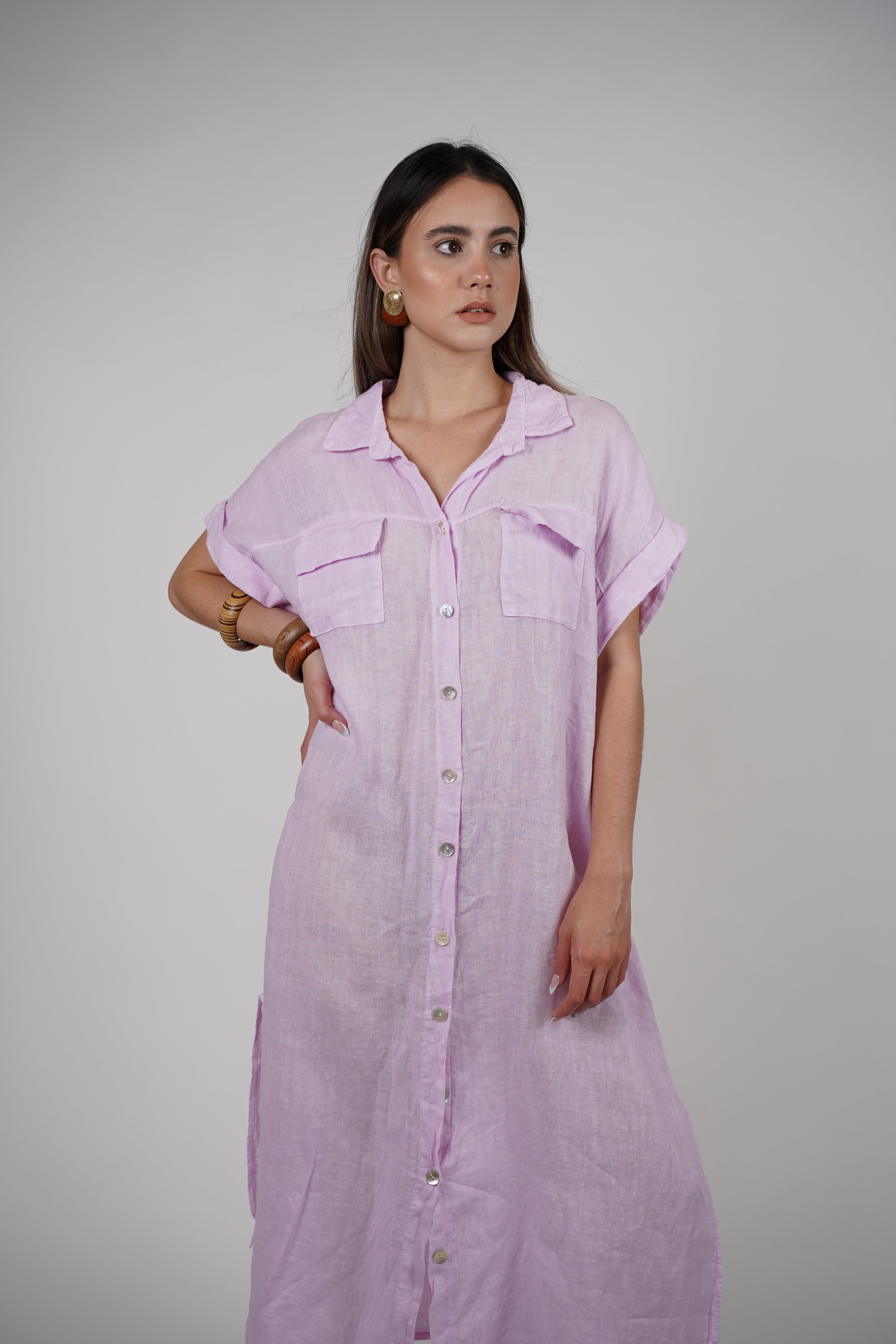 Tais Maxi Linen Dress – Breezy, Effortless, and Chic