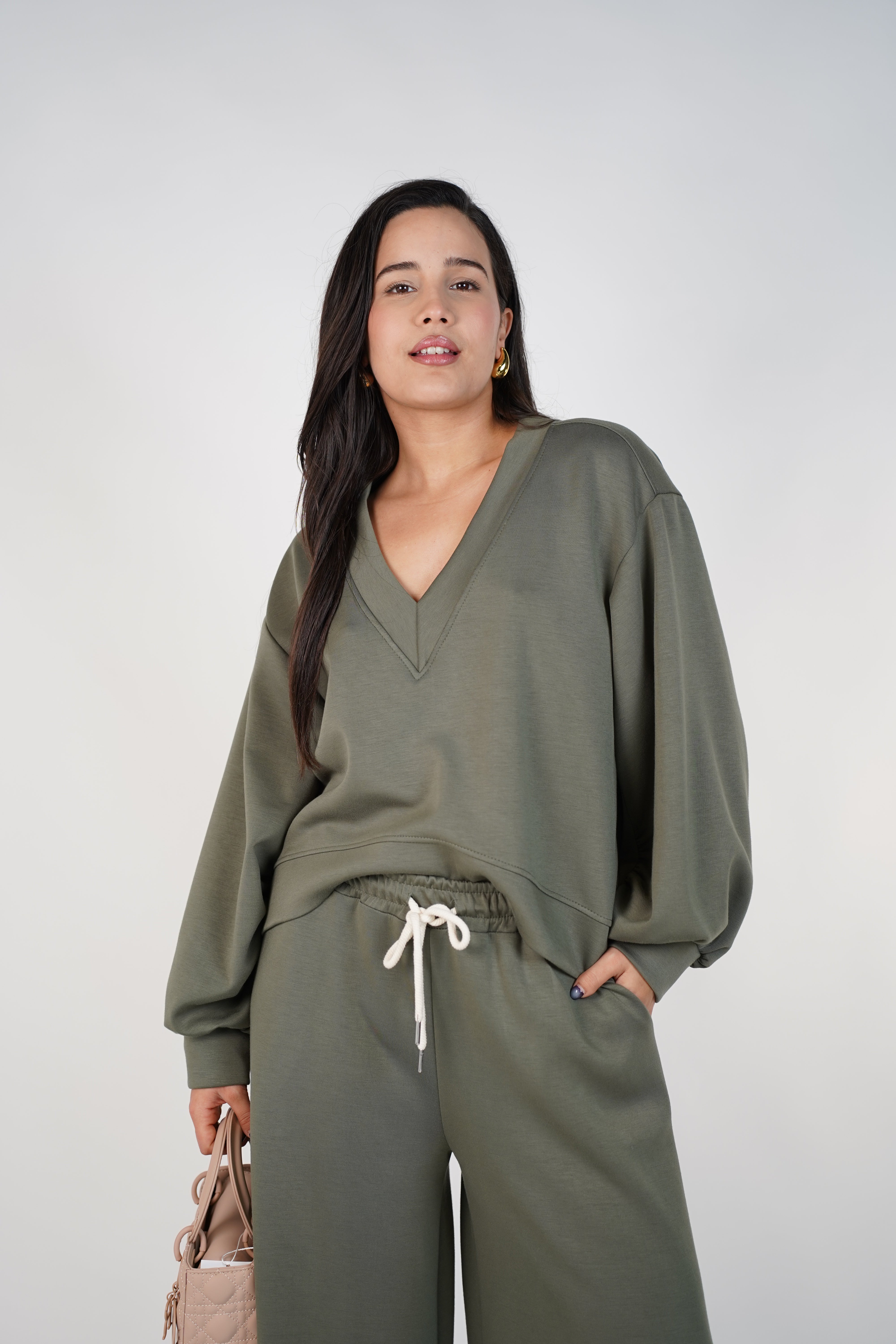 Aylin Pants Set – Cozy Wide-Leg Lounge Set for Women