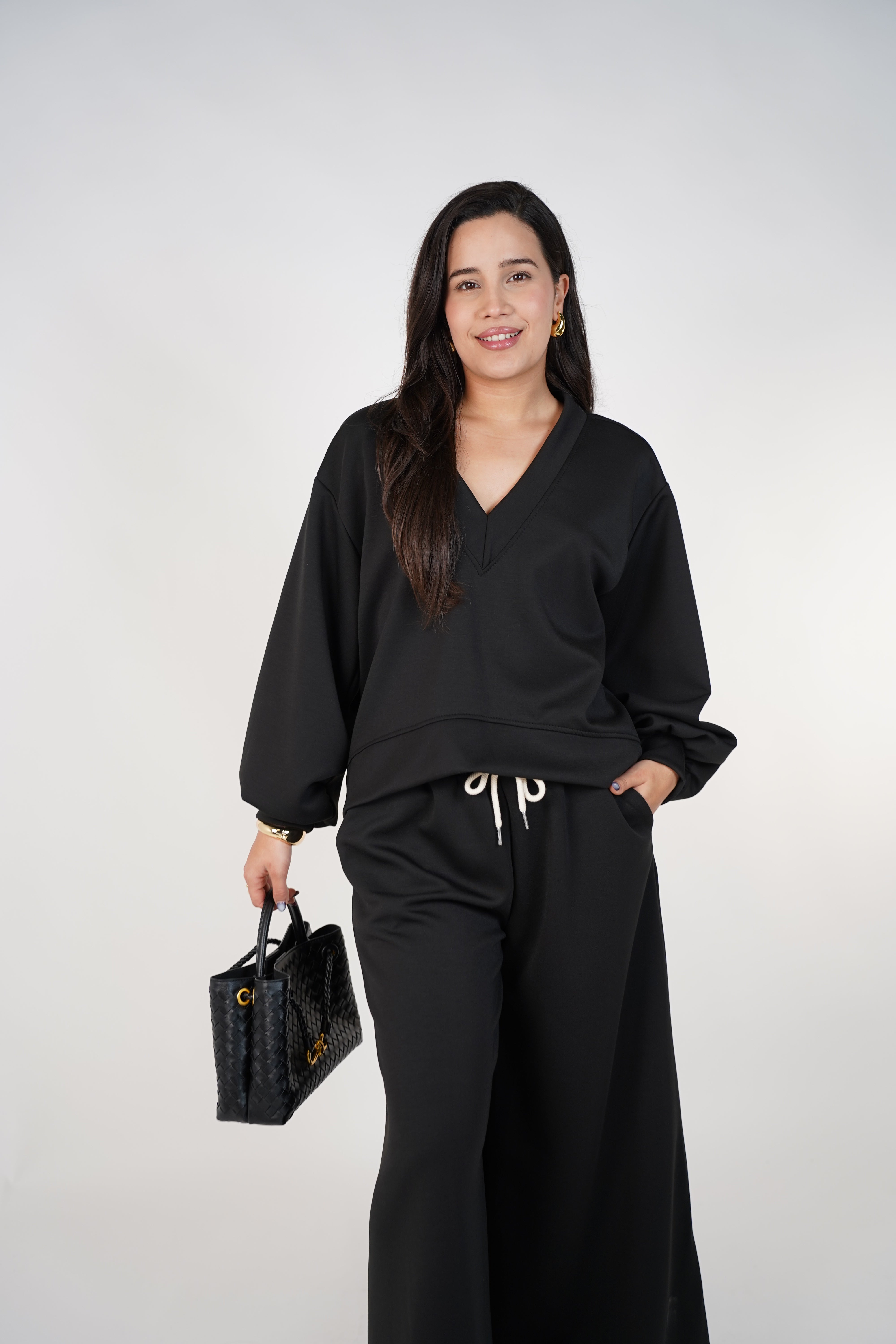 Aylin Pants Set – Cozy Wide-Leg Lounge Set for Women