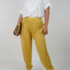 Rinel Aladdin Satin Joggers – Luxe Comfort Meets Statement Silhouette