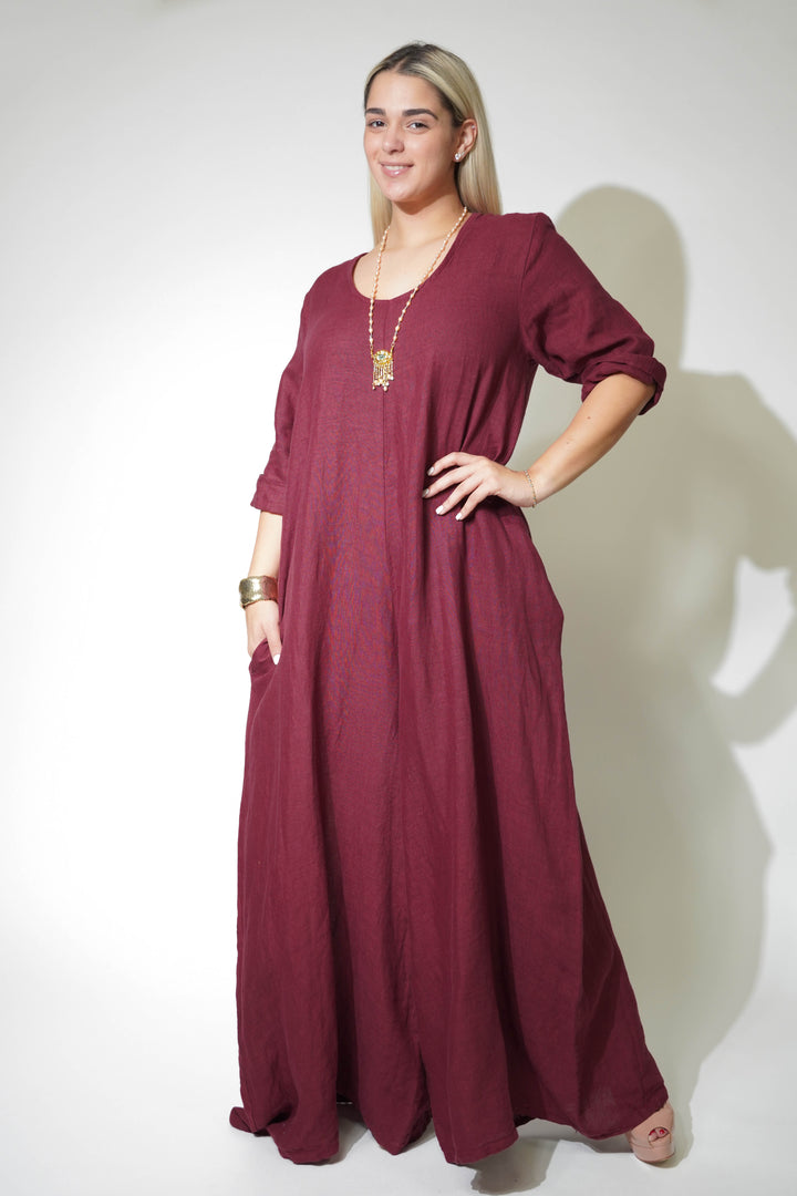 Alina Linen Jumpsuits - Carema Boutique