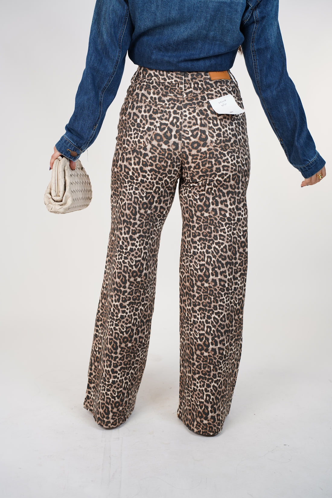 Javini Leopard WideLeg Jeans – Bold Chic Statement Denim