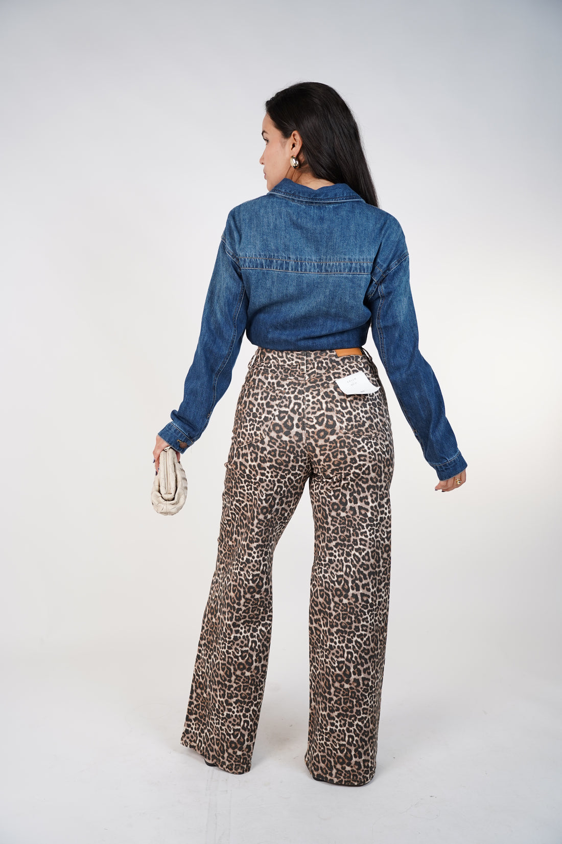 Javini Leopard WideLeg Jeans – Bold Chic Statement Denim