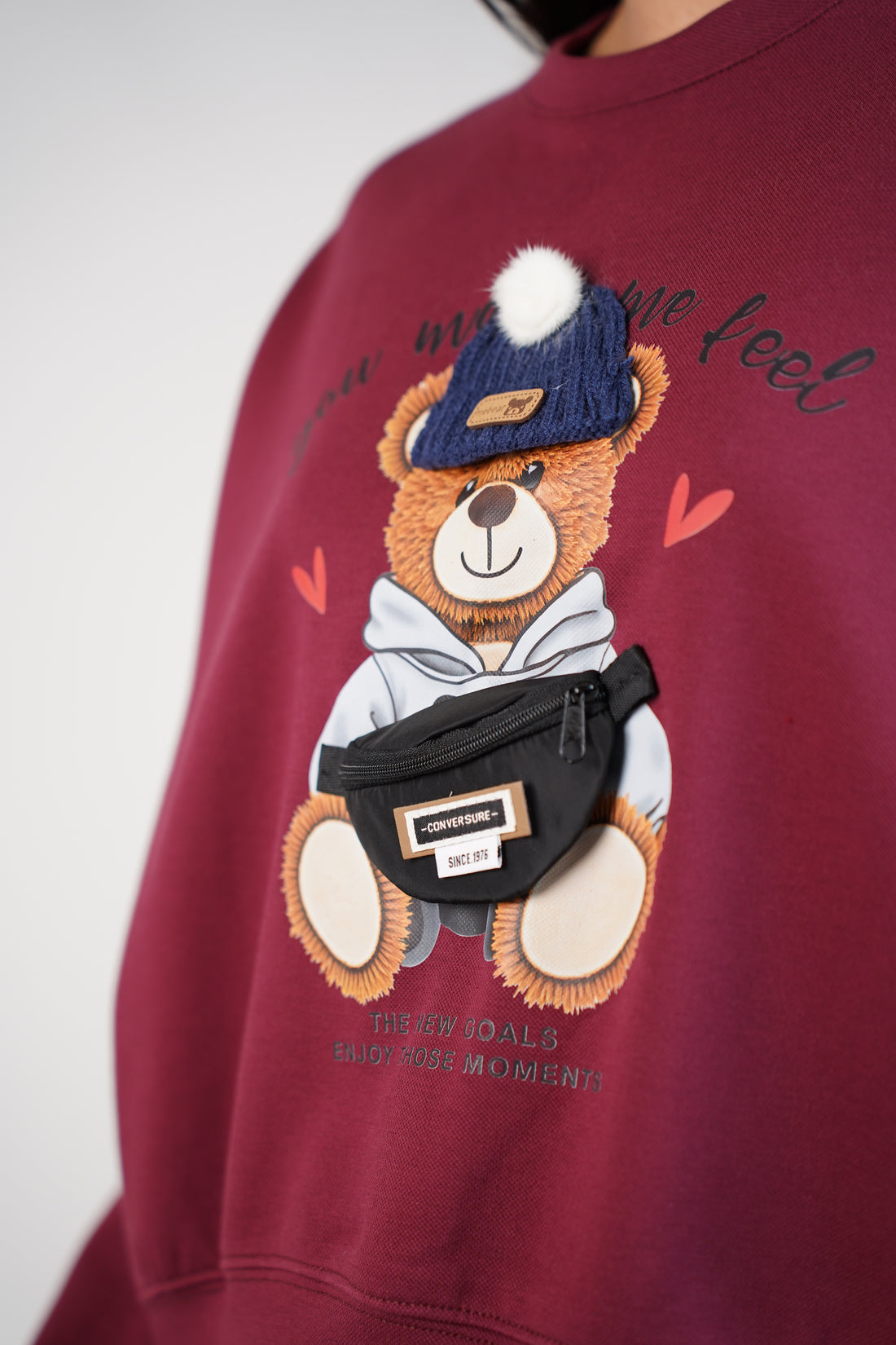 Snuggle Love Bear Sweater – Cozy Cute Heartfelt Graphic