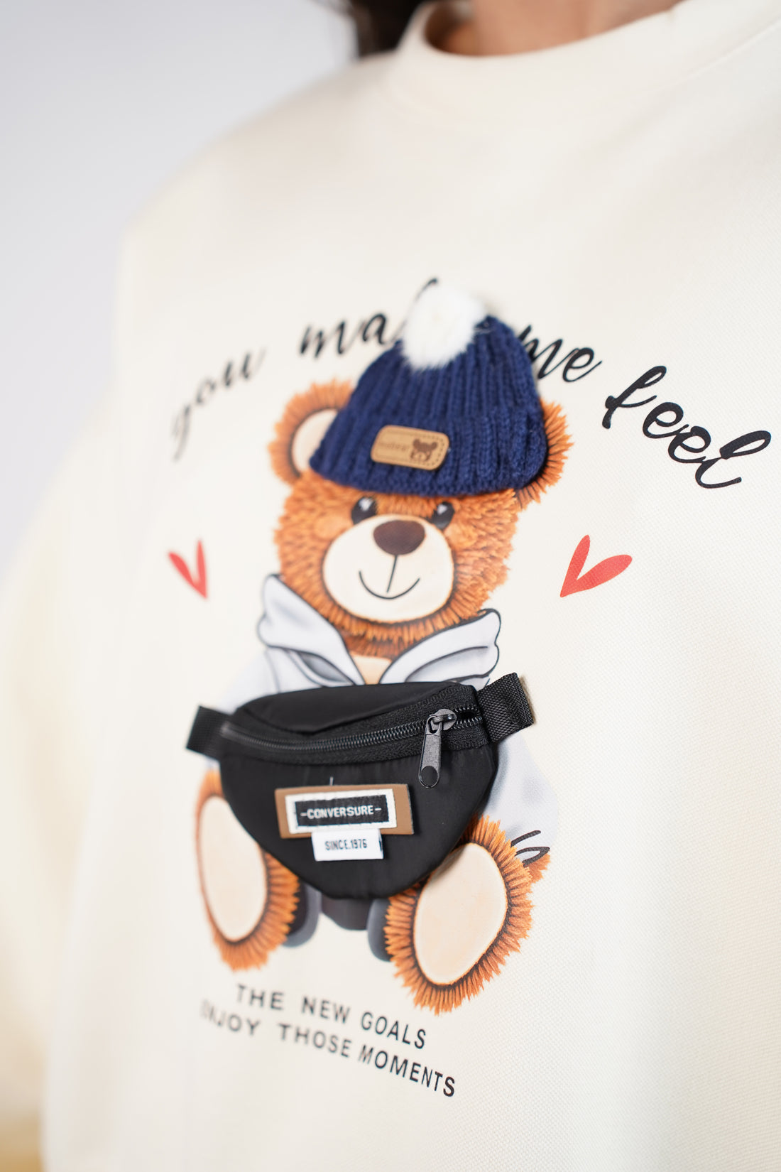 Snuggle Love Bear Sweater – Cozy Cute Heartfelt Graphic