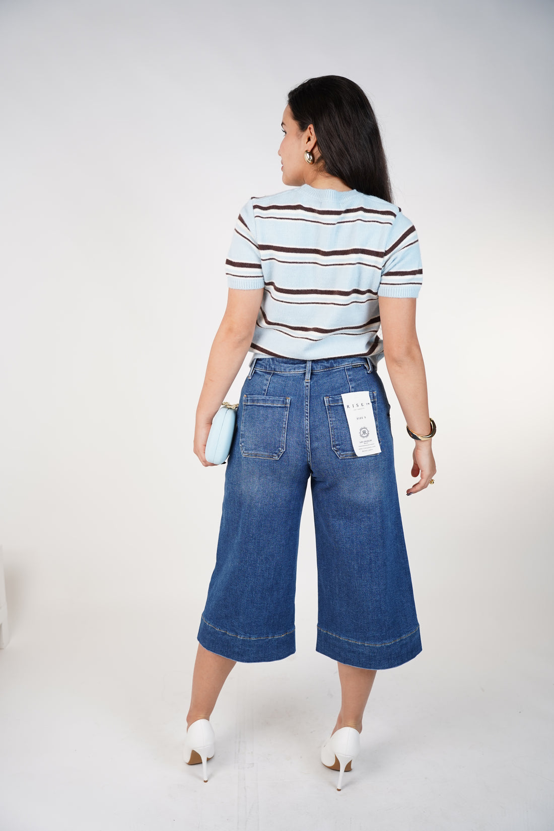 Ismera Cropped Jeans – Modern Wide-Leg Denim Culotte