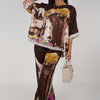 Ryvian Stamped Silk Set – Artistic Luxe Two-Piece
