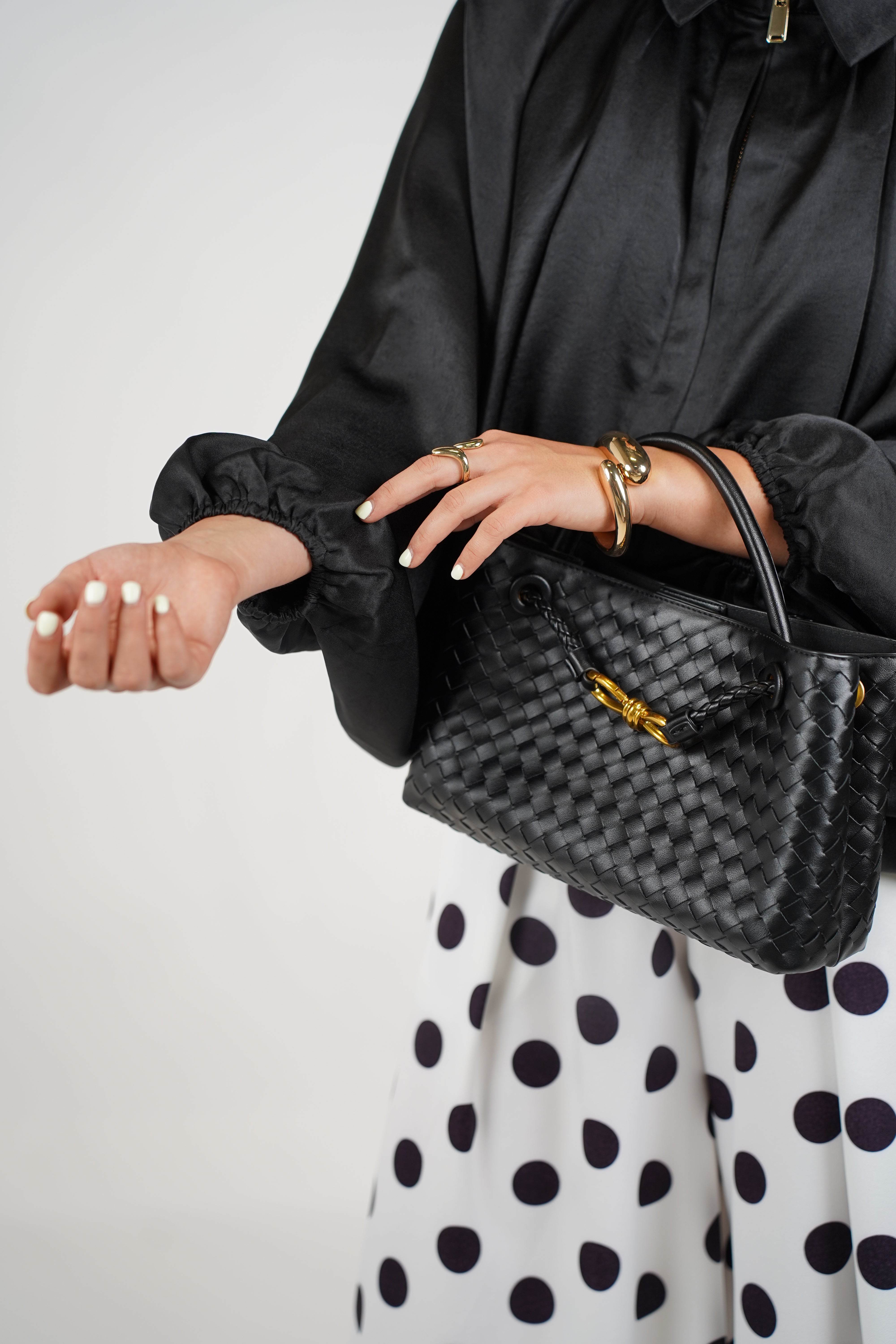 Cami Satin Bubble Bomber Jacket – Luxe Shine Meets Effortless Drama