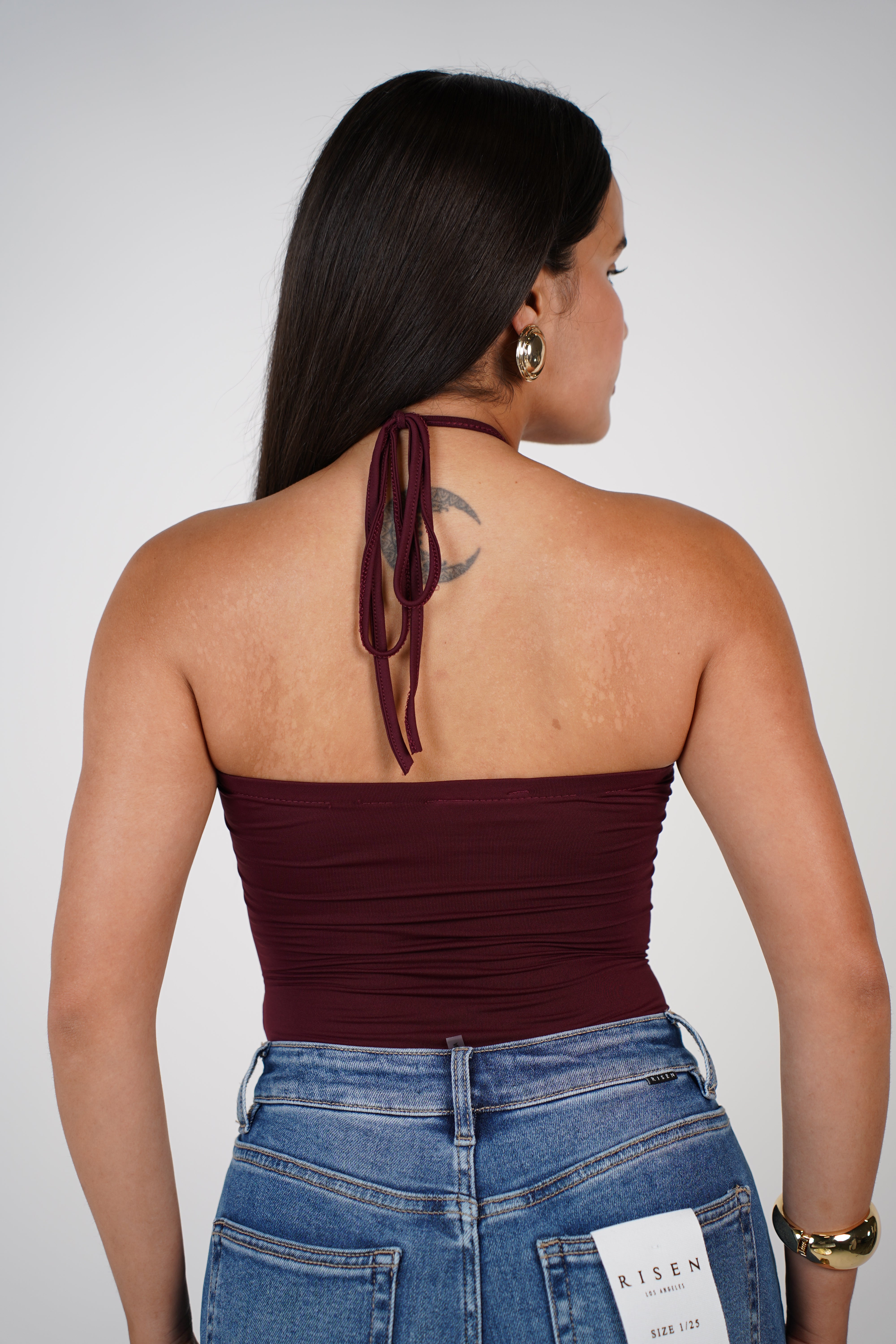 Gold Starfish Bodysuit – Coastal Glam Cut-Out One-Piece