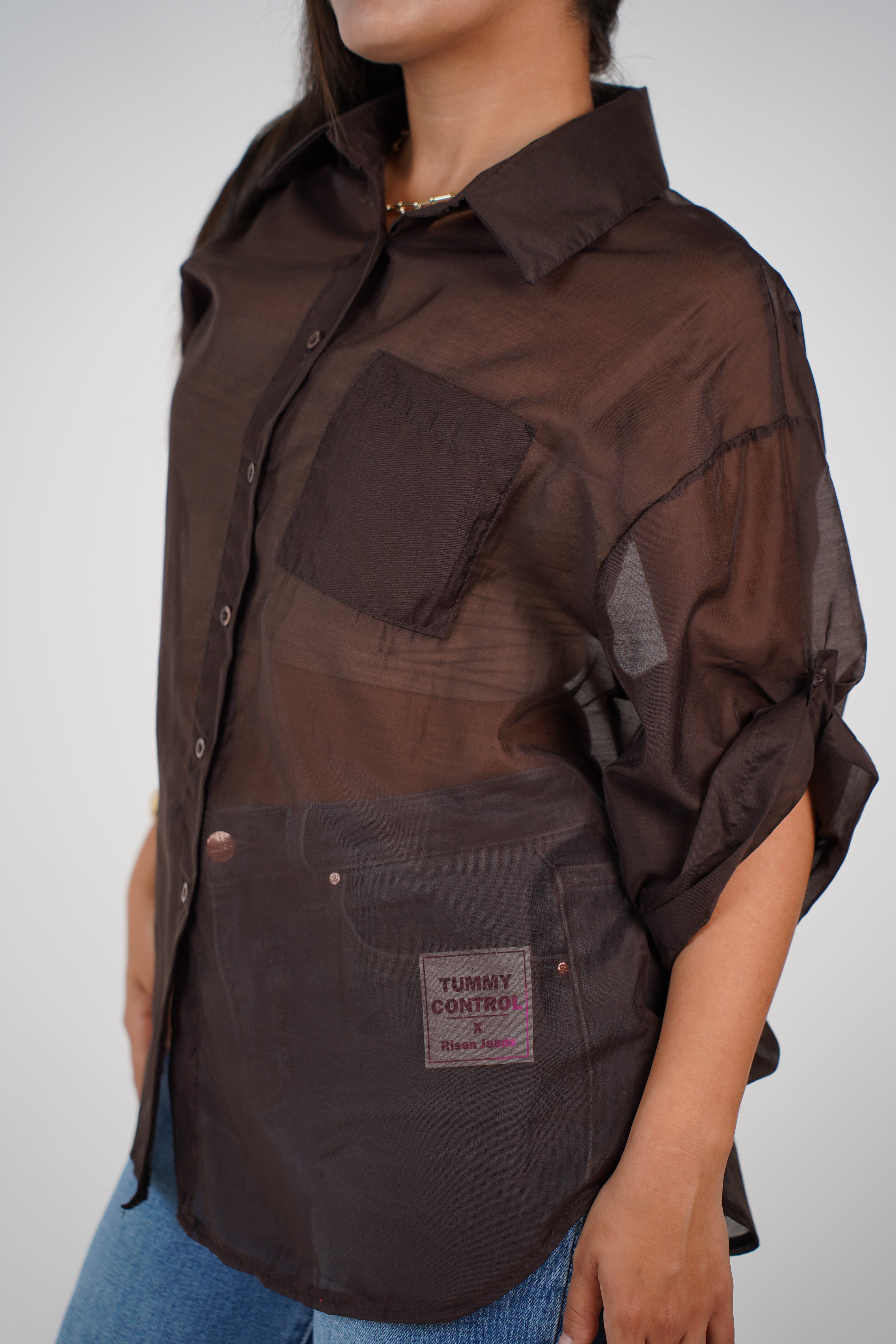 Lira Sheer Blouse – Lightweight, Versatile & Effortlessly Chic