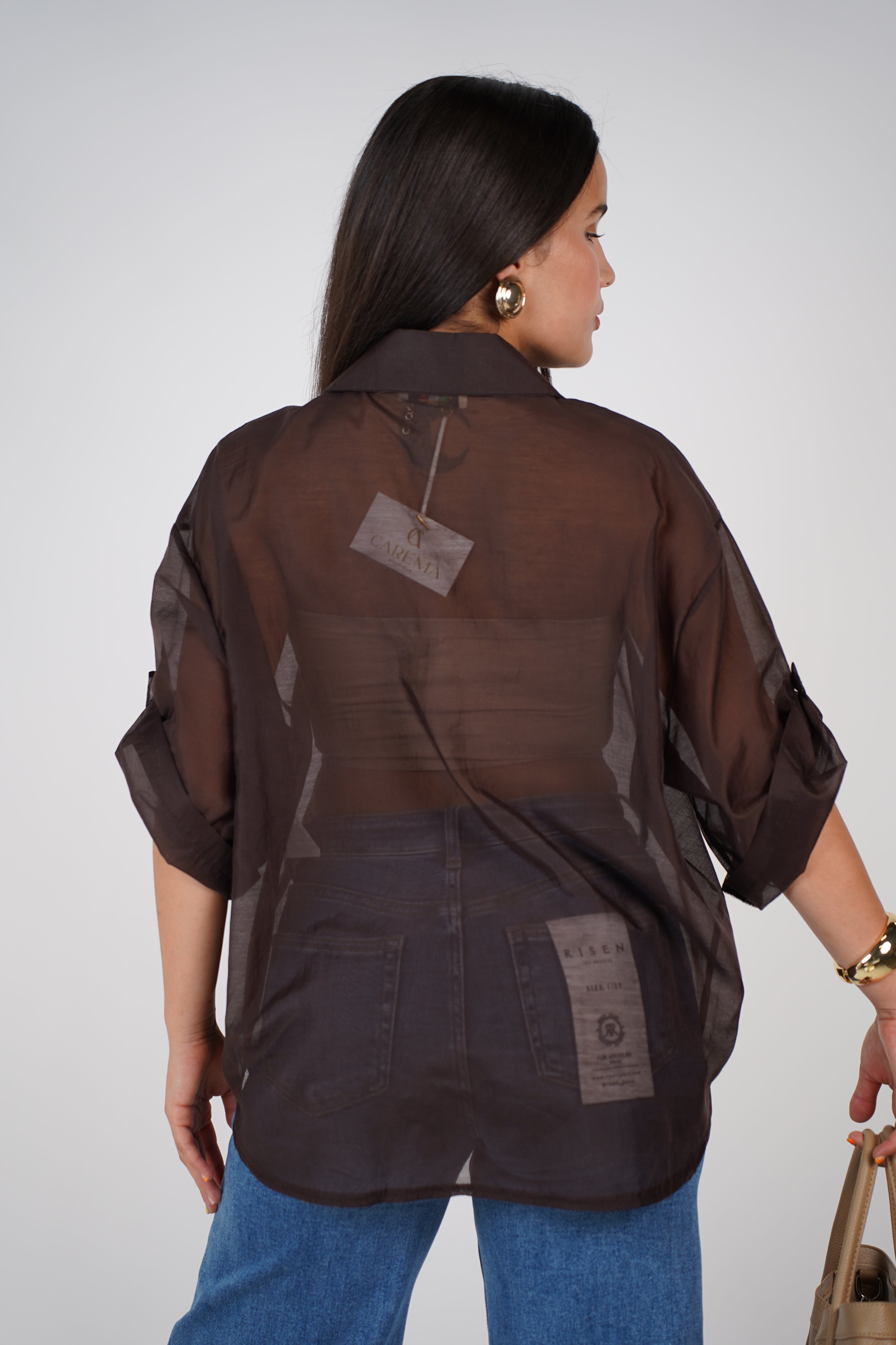 Lira Sheer Blouse – Lightweight, Versatile & Effortlessly Chic