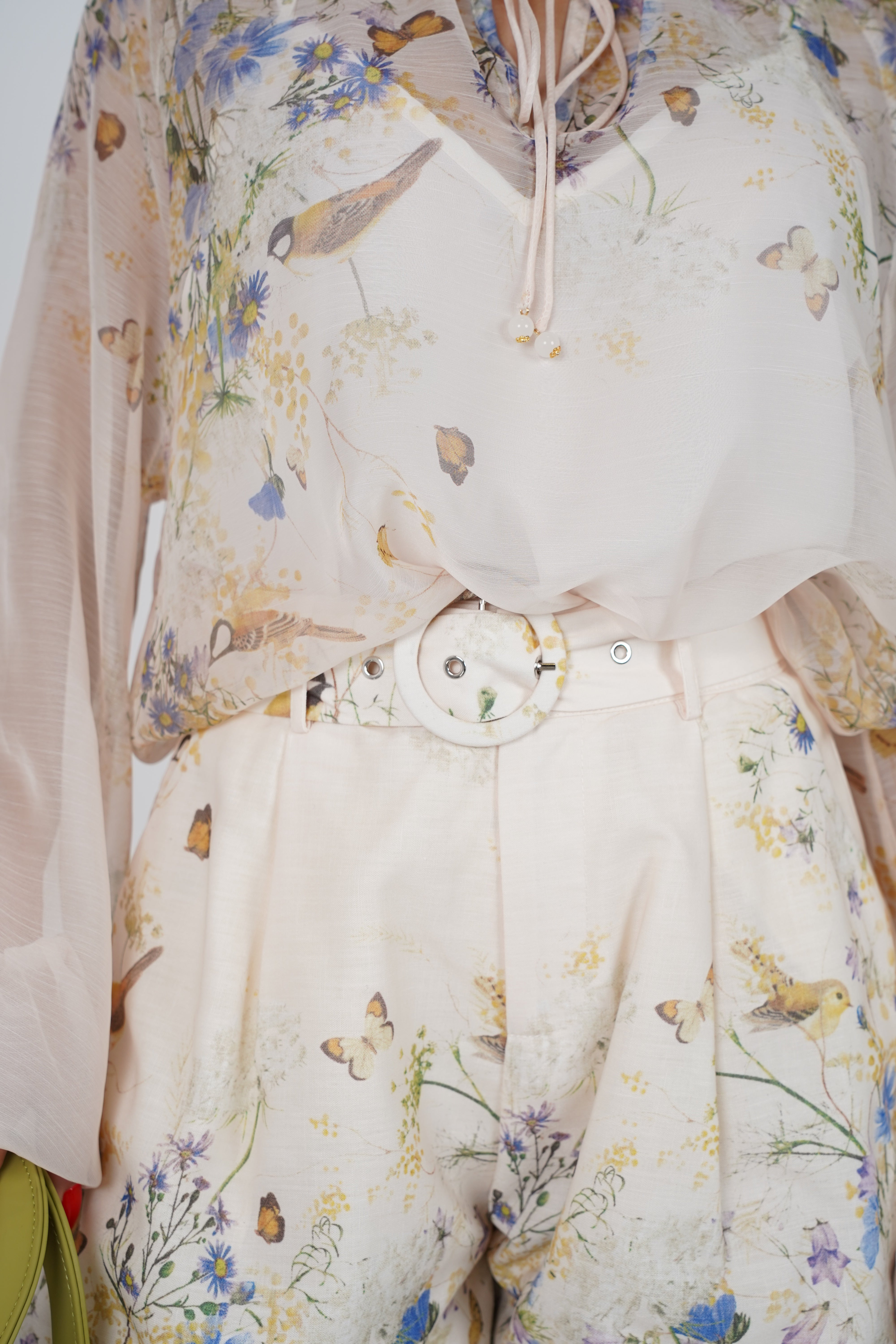 Lurrel Shorts Set – Soft Botanical Elegance