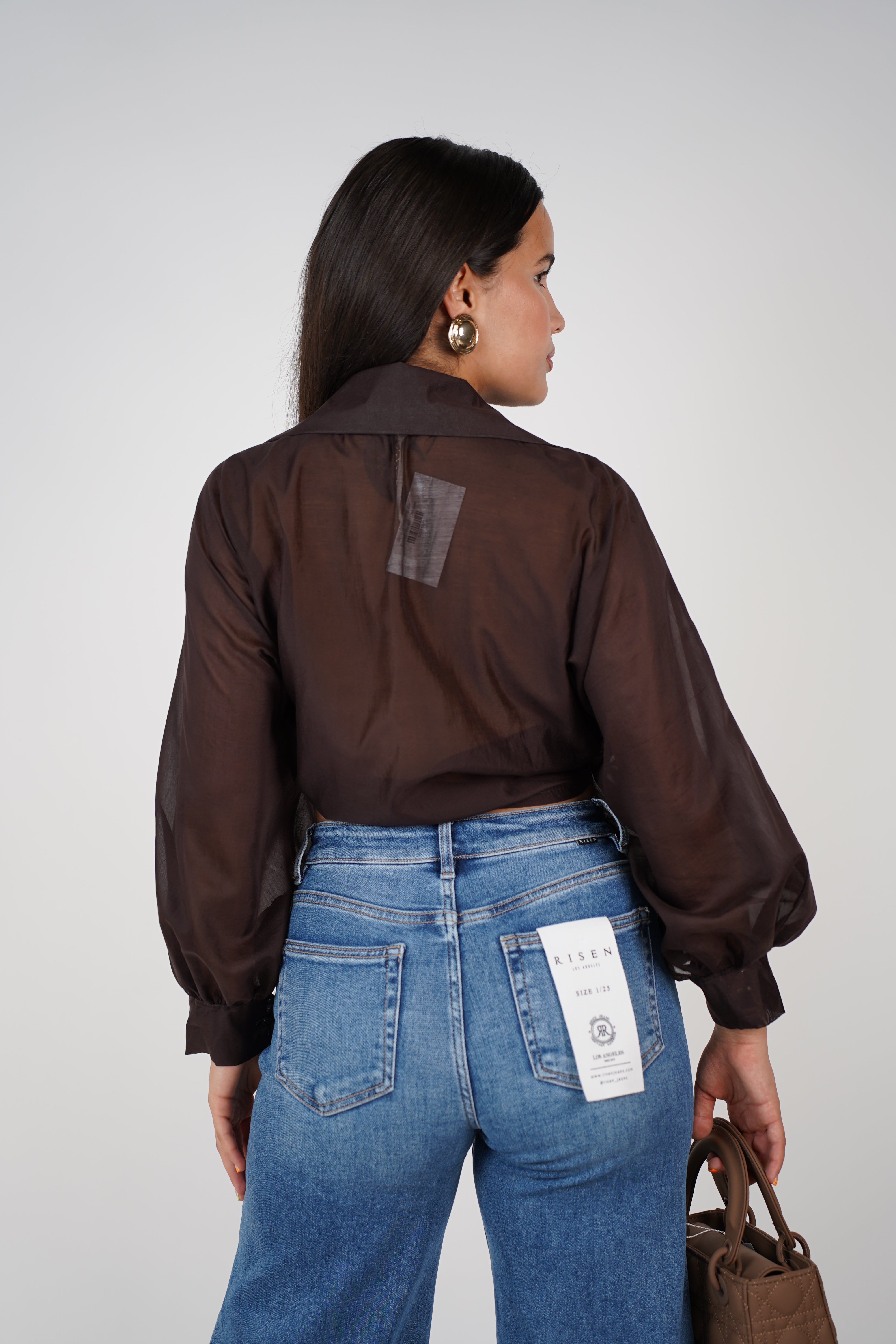 Jena Sheer Blouse – Bold, Light, and Breezy