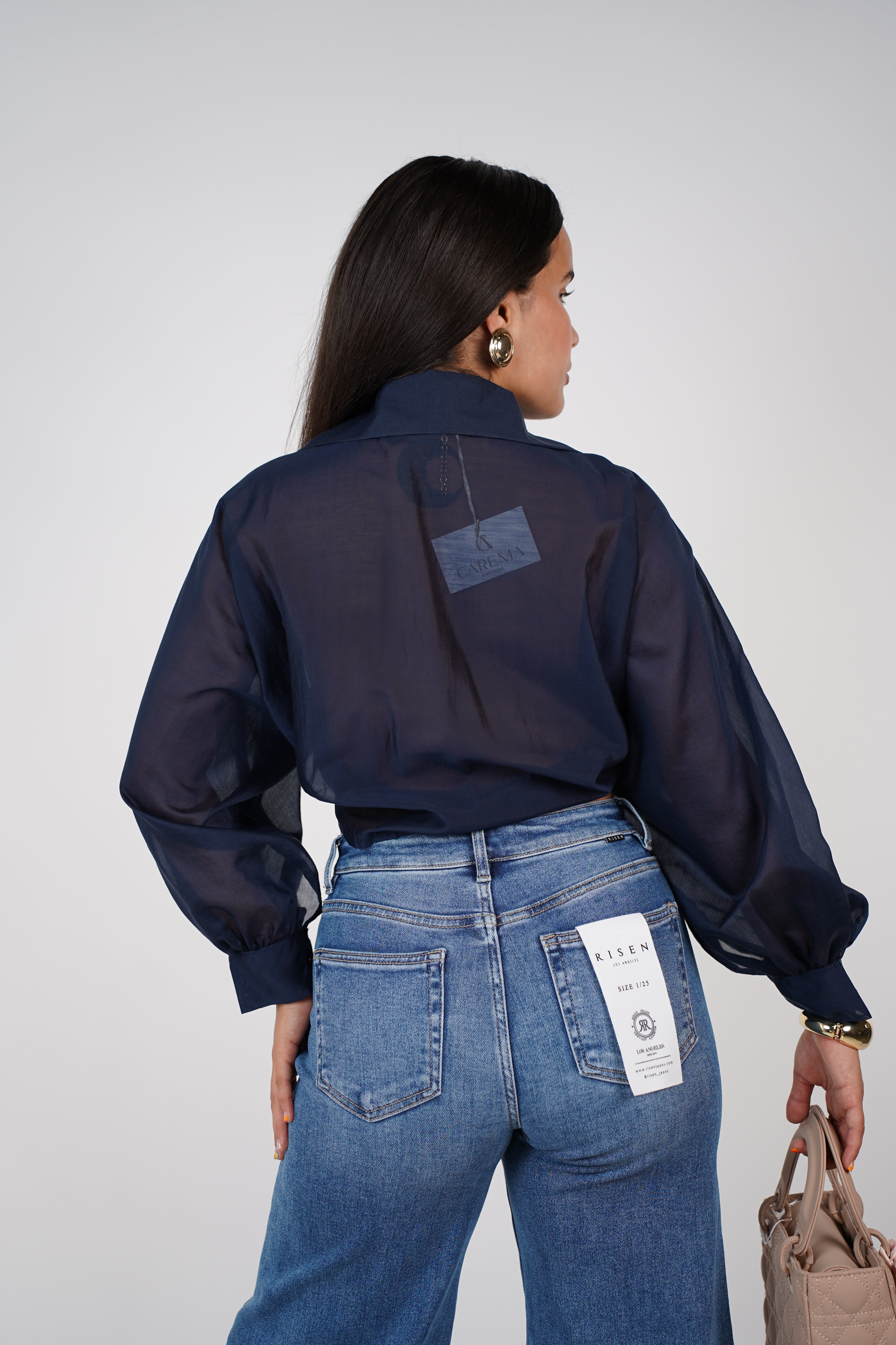 Jena Sheer Blouse – Bold, Light, and Breezy