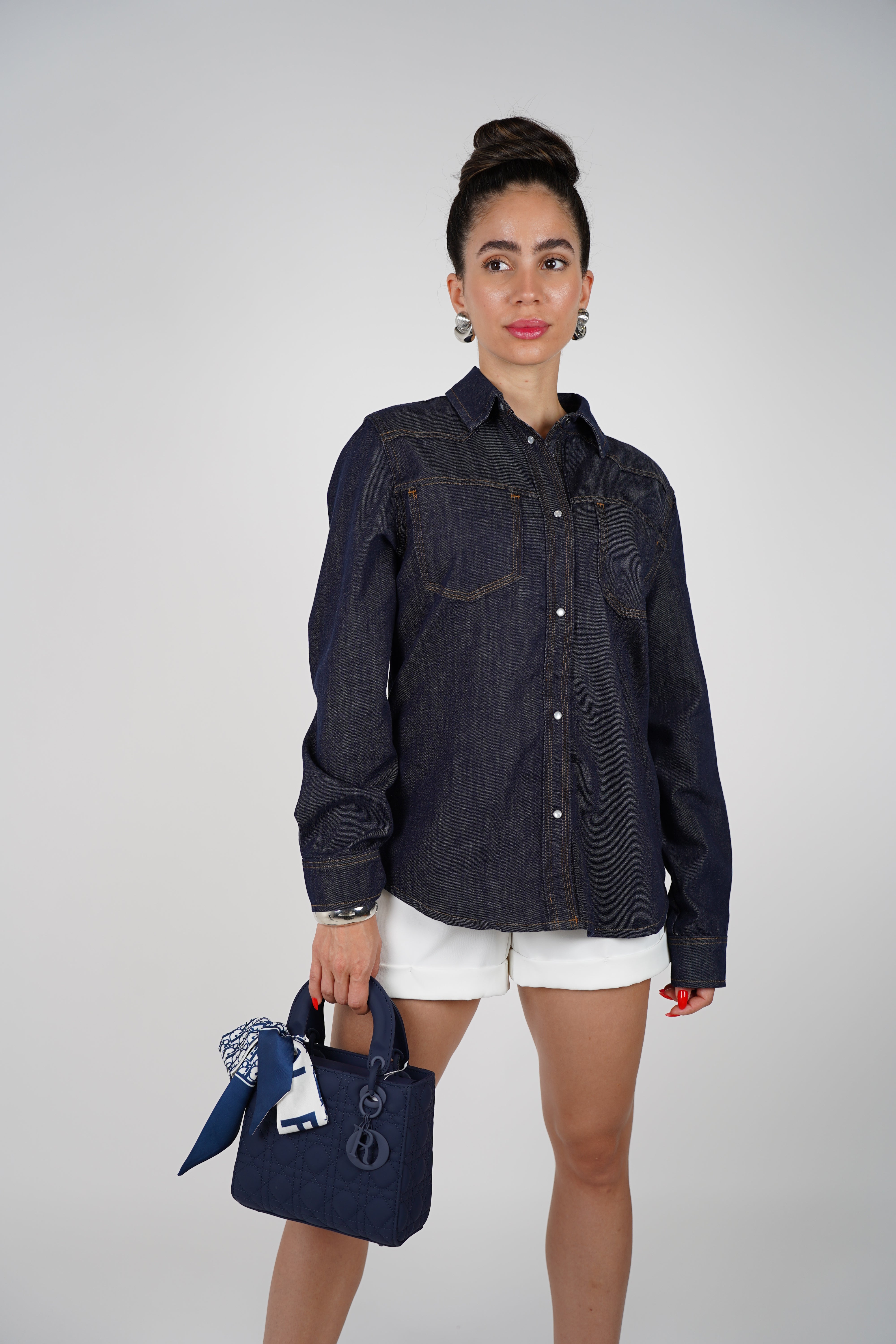 Zirel Denim Button Down – Classic Western Edge