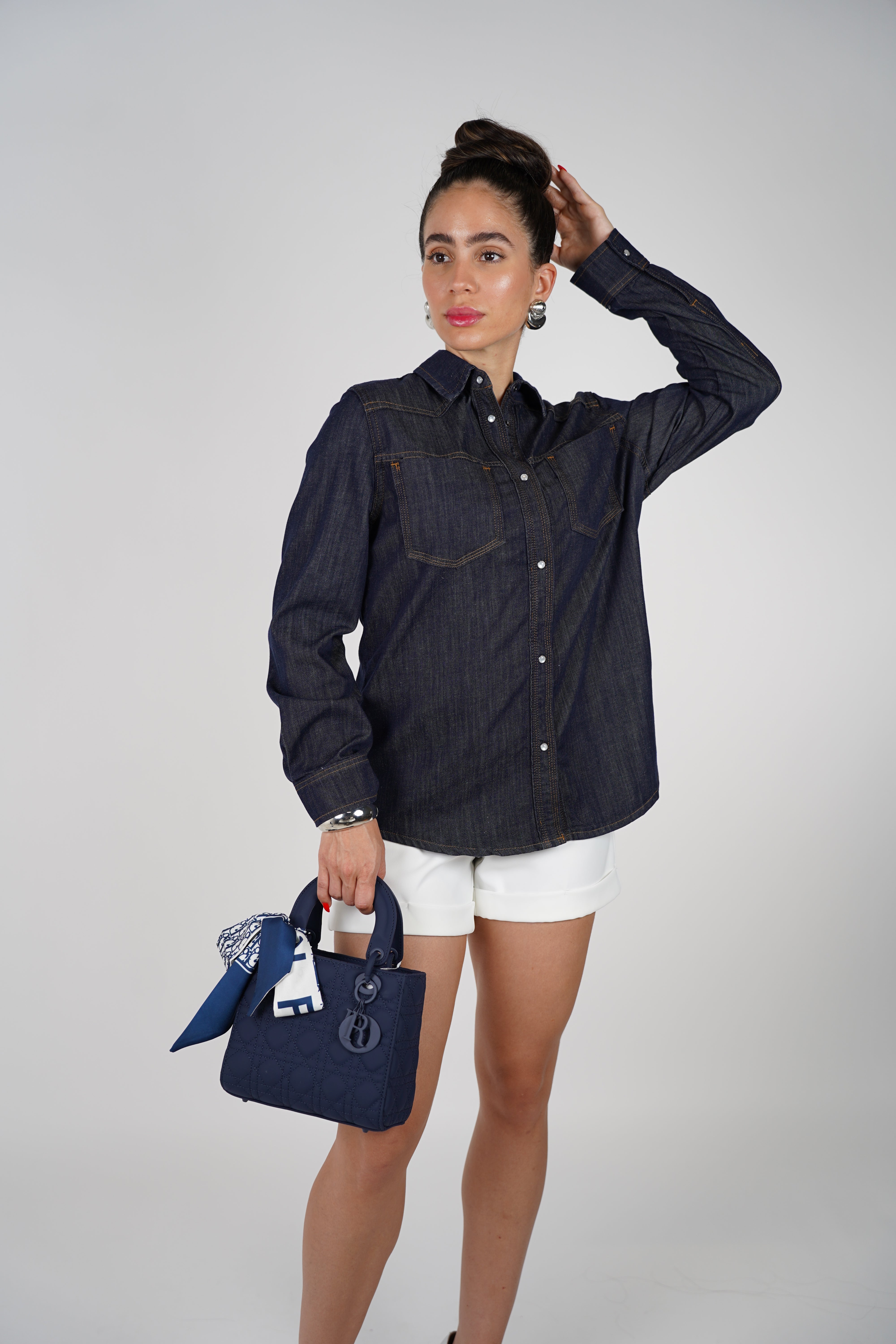 Zirel Denim Button Down – Classic Western Edge
