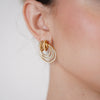 Vira Diamond Earrings – Multi-Hoop Sparkle Elegance