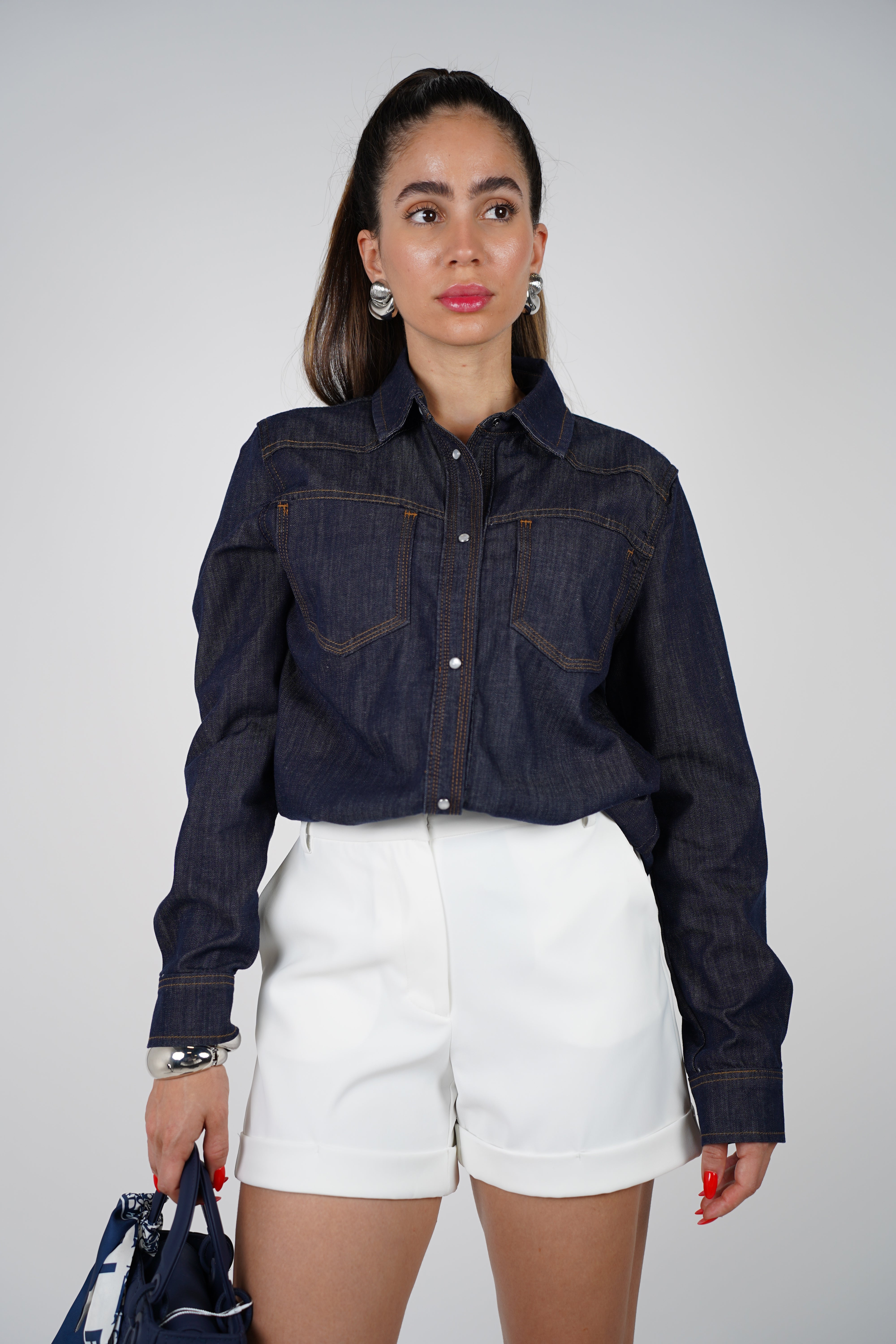 Zirel Denim Button Down – Classic Western Edge