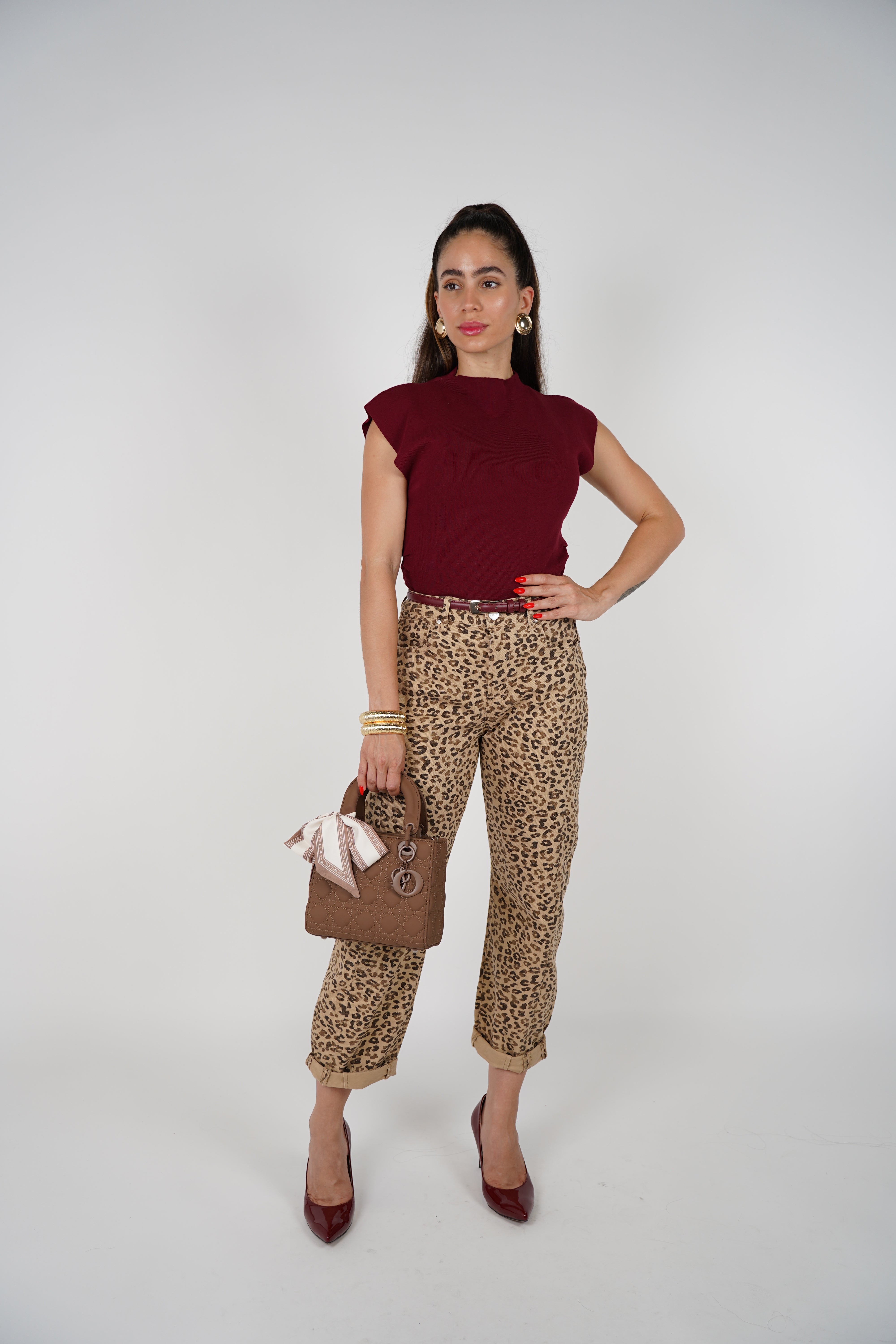 Zyre Barrel Leopard Jeans – Fierce & Effortless Style