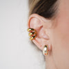 Cyrelle Ear Cuff – Triple-Band Gold Ear Cuff