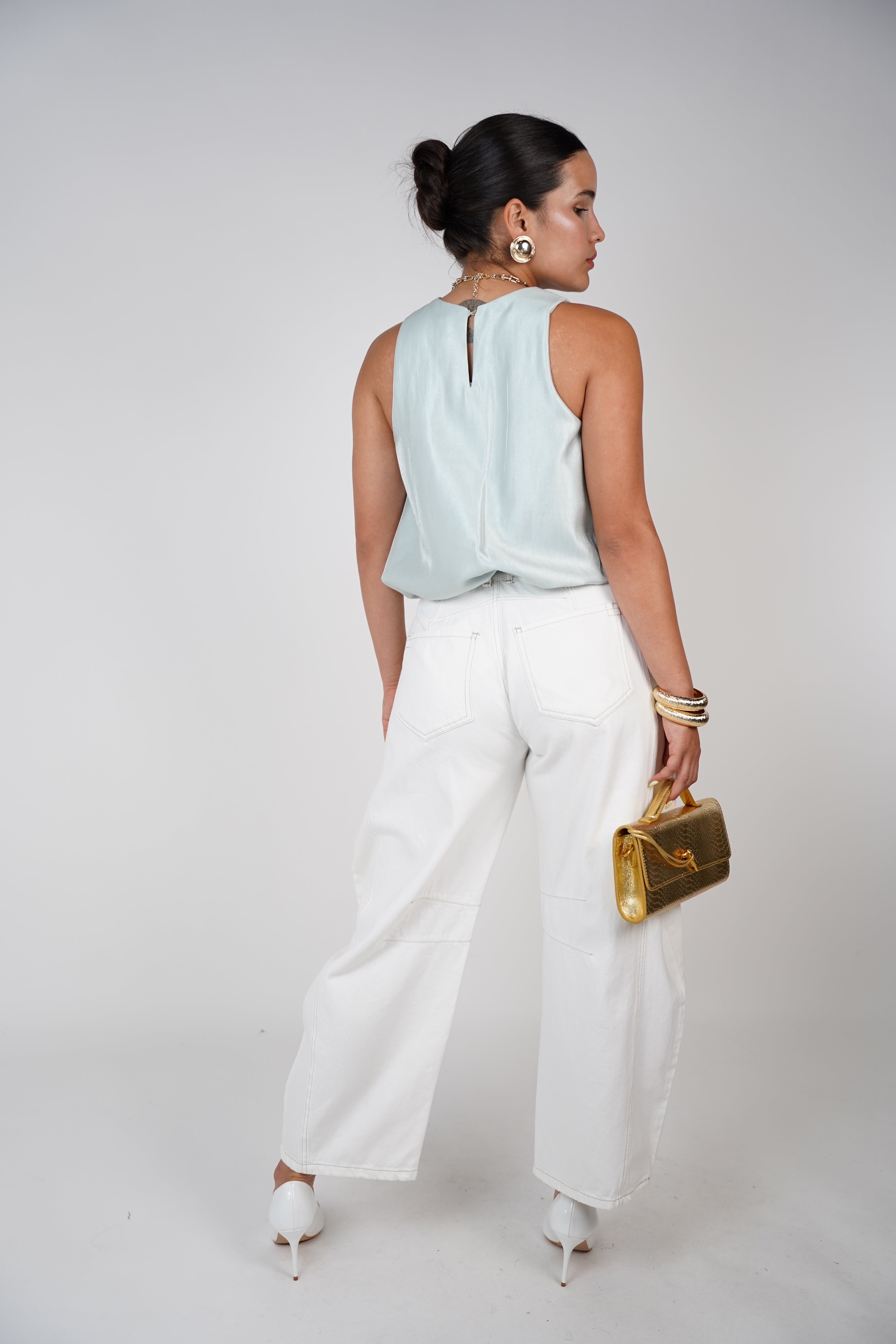 Nova Jean – Crisp White with a Modern Wide-Leg Fit