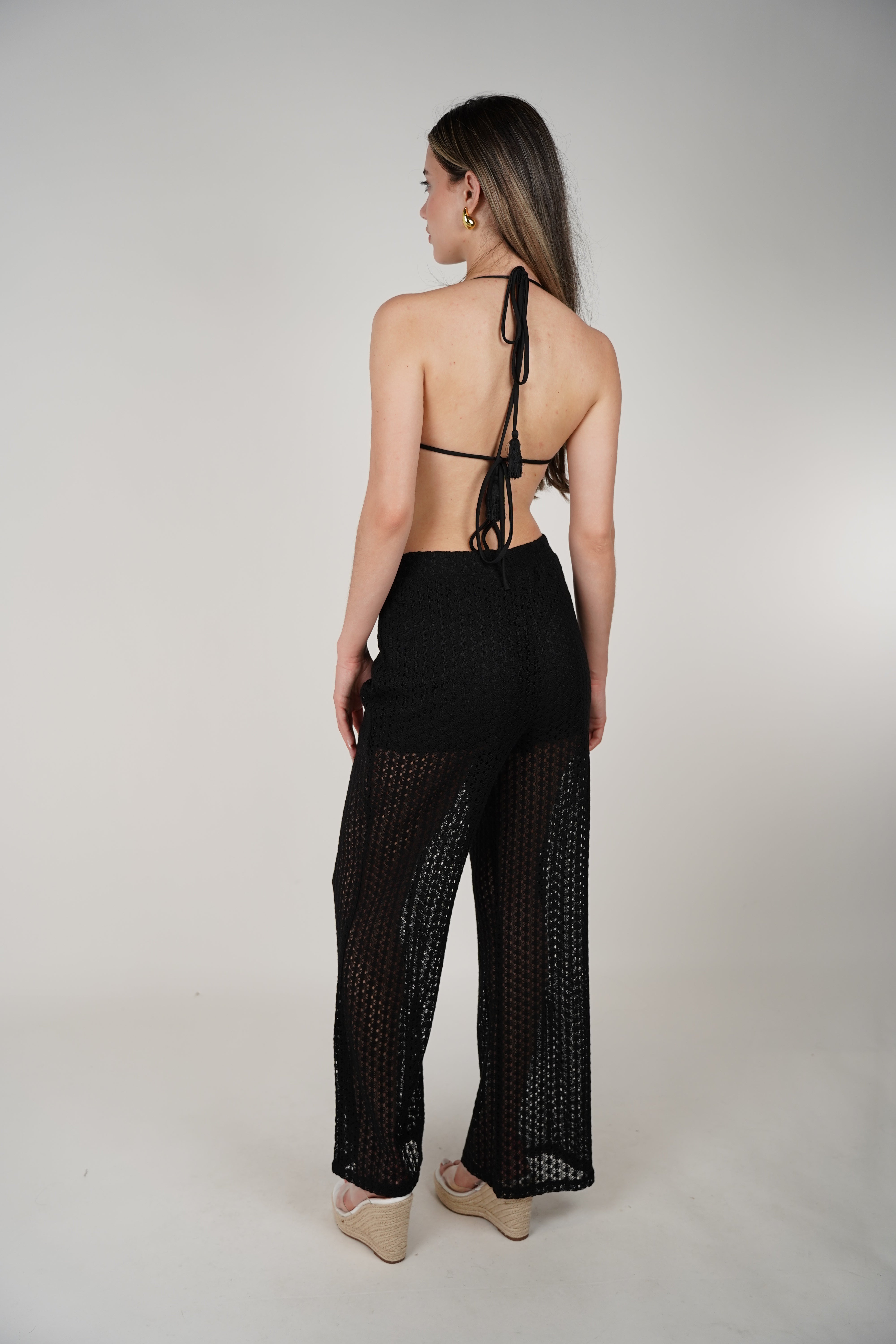 Loura Crochet Pants Set – Boho Beach Vibes in One Easy Look