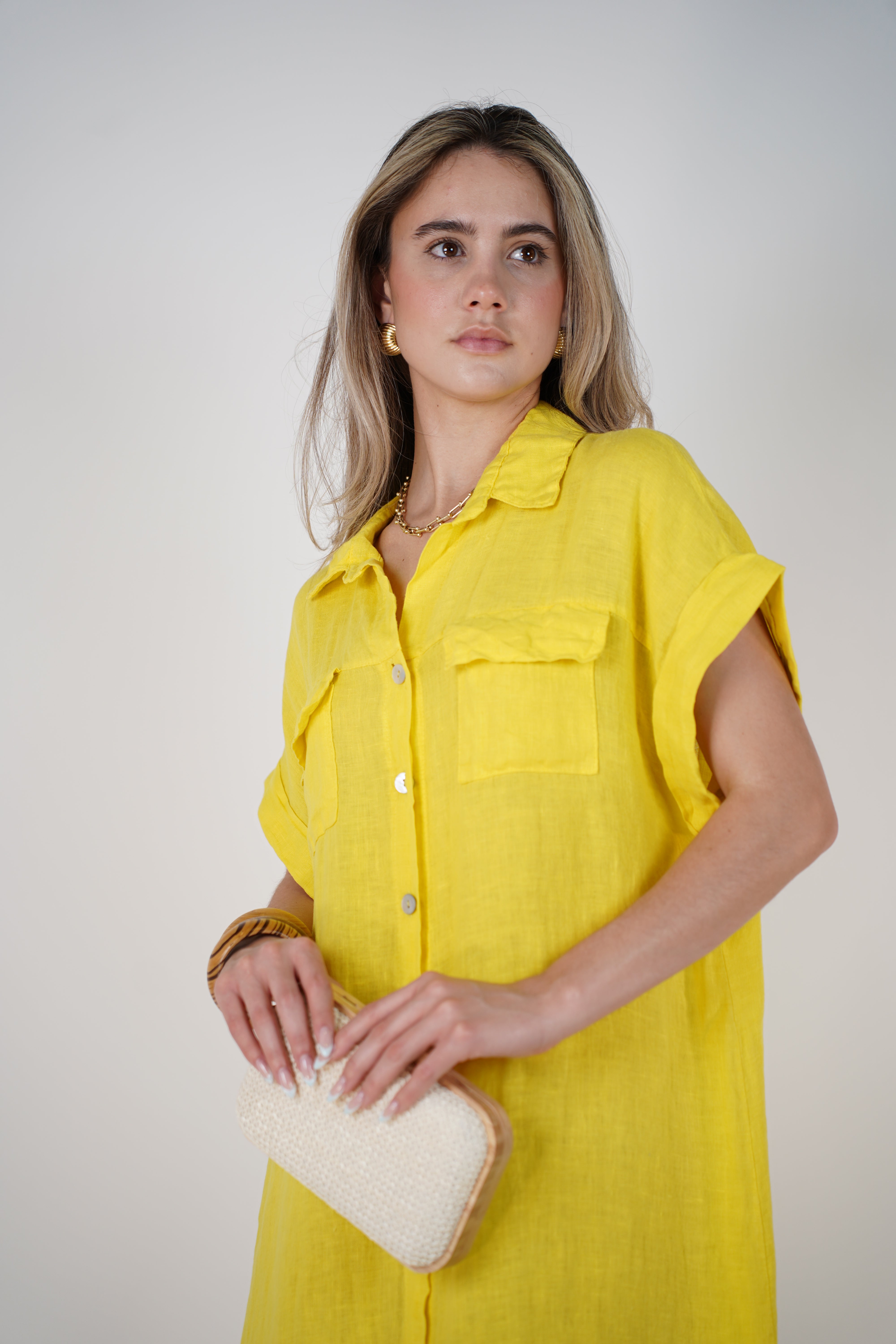 Tais Maxi Linen Dress – Breezy, Effortless, and Chic