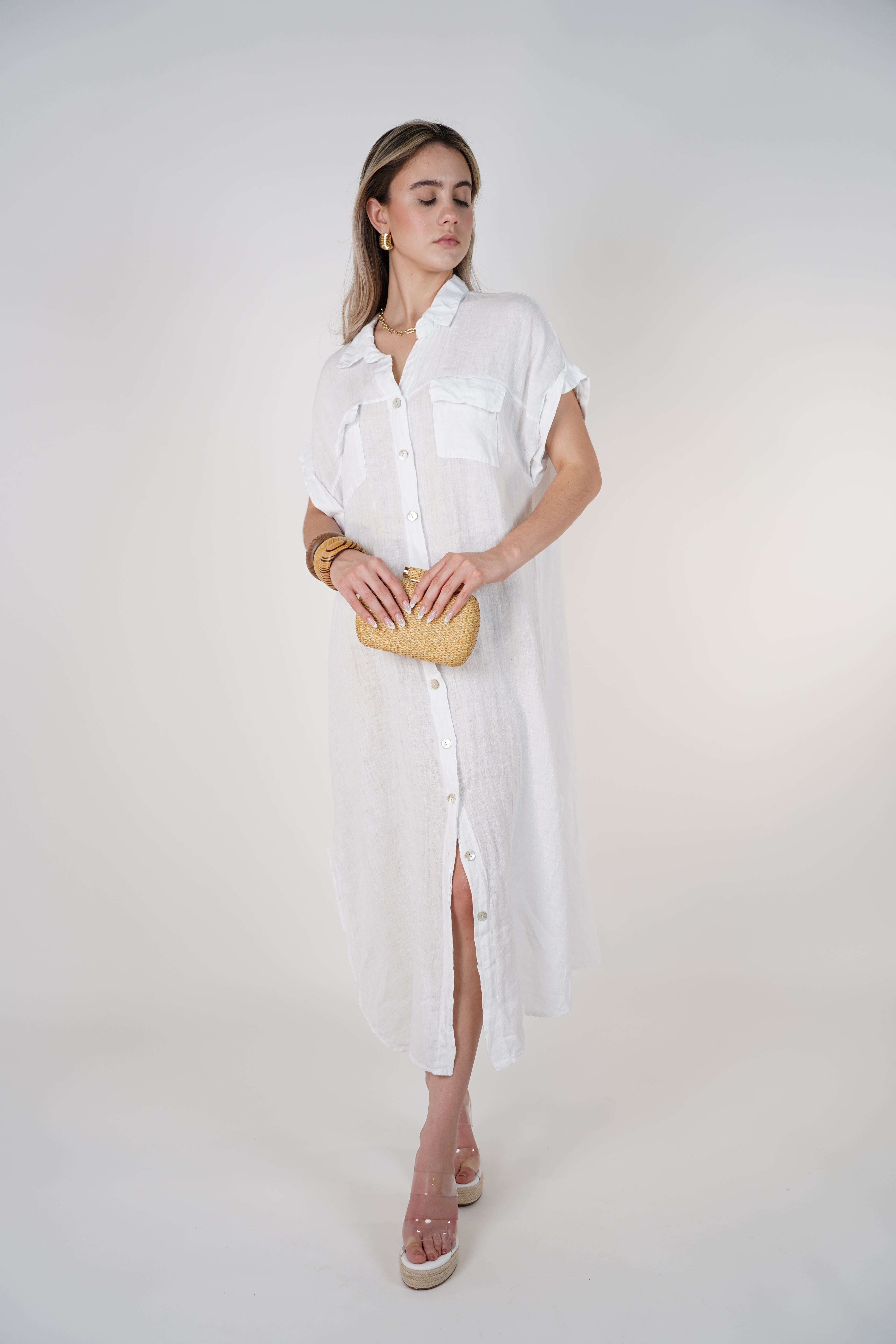 Tais Maxi Linen Dress – Breezy, Effortless, and Chic