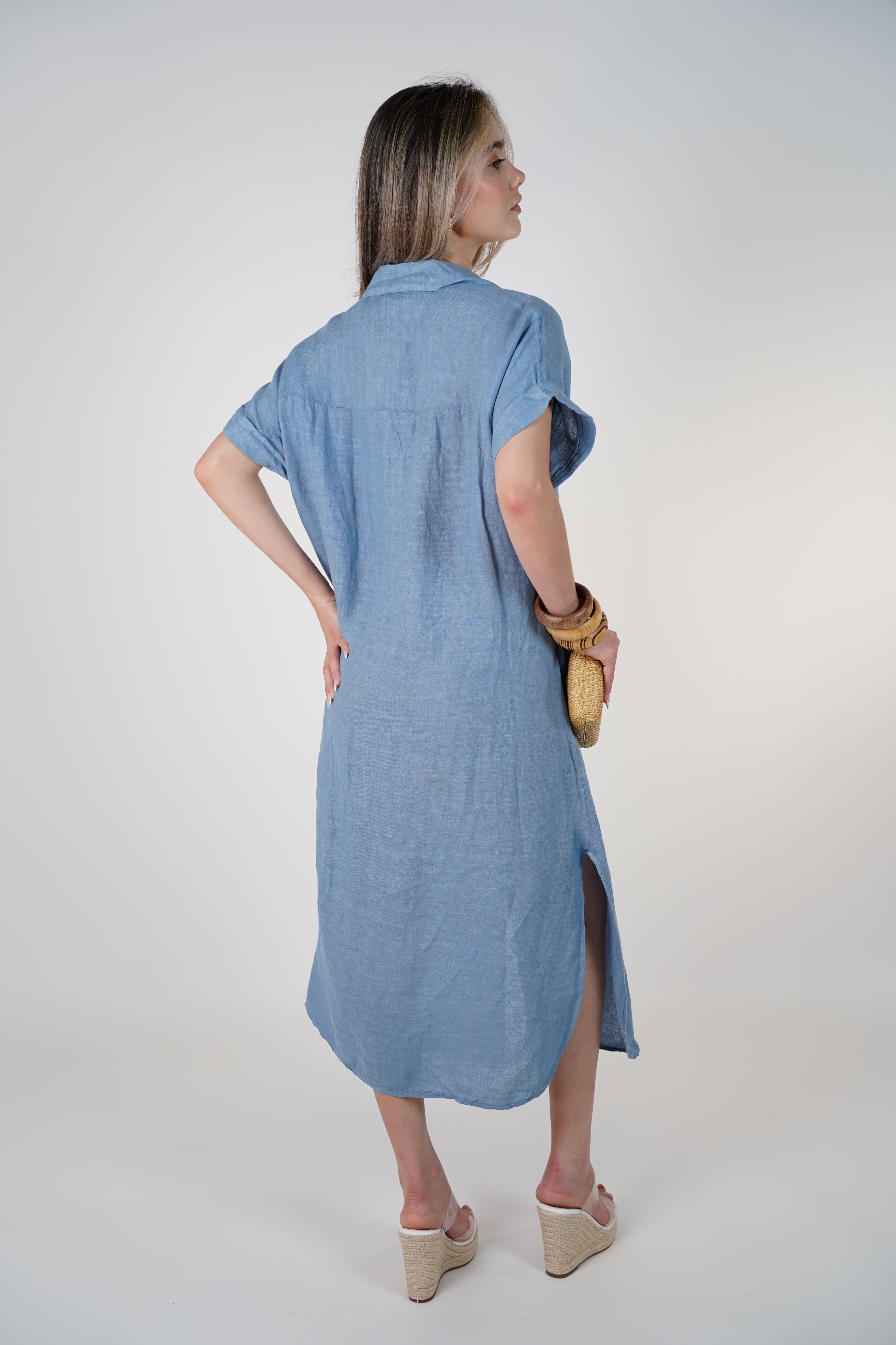 Tais Maxi Linen Dress – Breezy, Effortless, and Chic