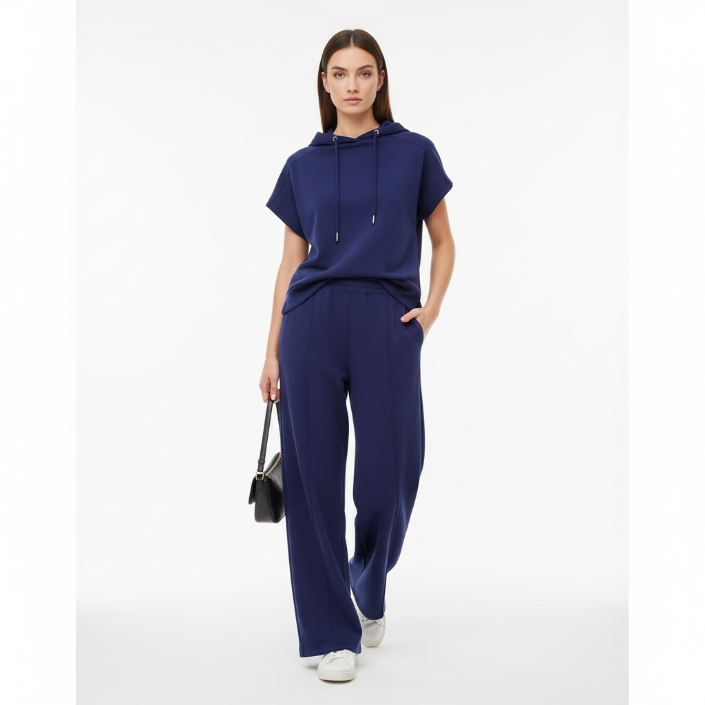 Morisa Hooded Pants Set – Effortless Luxe Loungewear