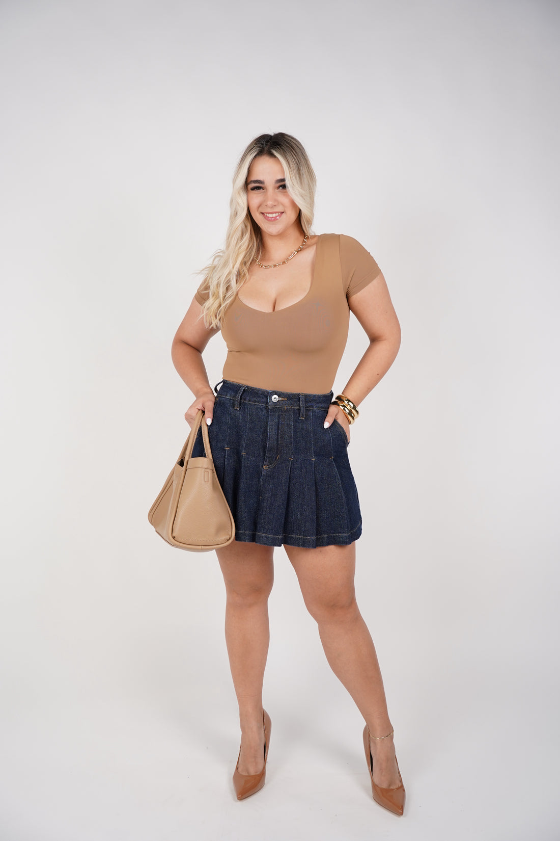 Ayla Mini Pleaded Skirt