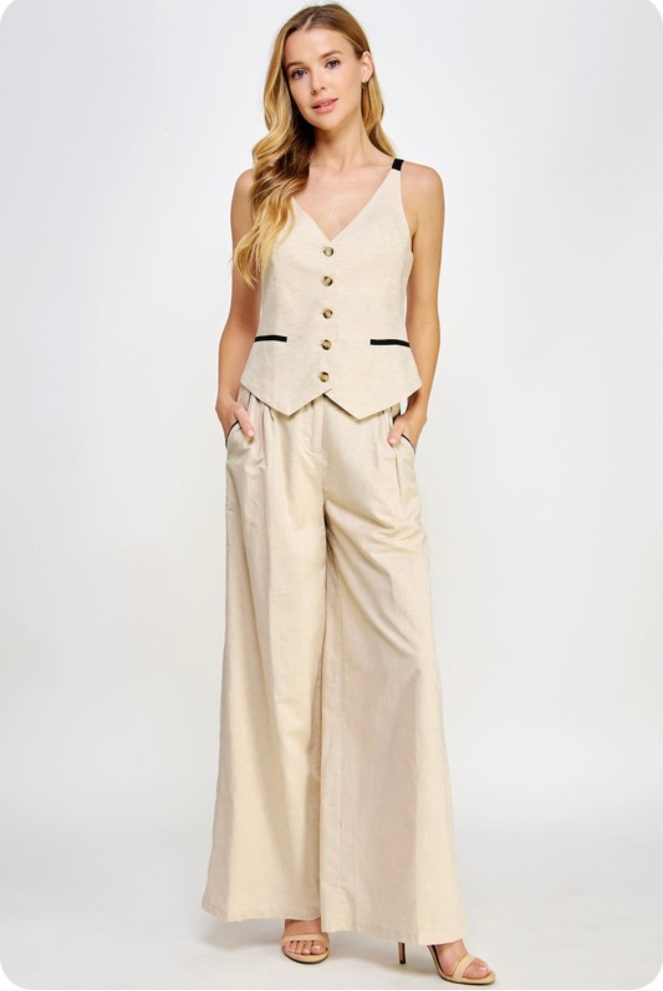 Anabel Pants & Vest Set