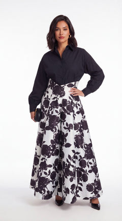 Inez Floral Maxi Skirt