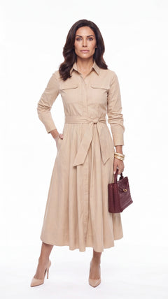 Vestido camisero Zaria Flare