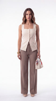 Joseline Square Neck Vest
